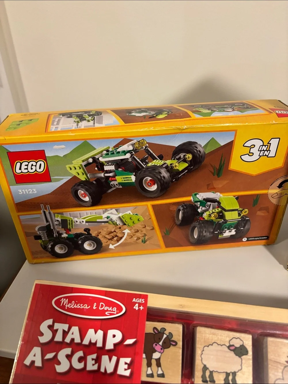 Lego green and black vehicle building set
